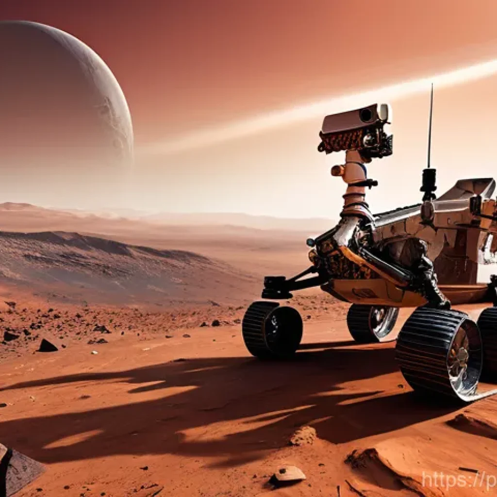 화성 탐사 로버 기술 - **Prompt 1: A Resilient Explorer on the Red Planet**
    "A highly detailed, cinematic shot of a Mar...