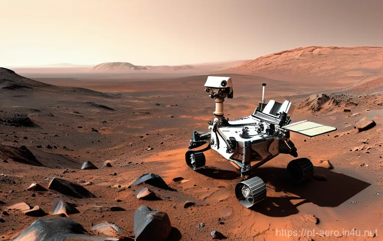 화성 탐사 로버 기술 - **Prompt 1: A Resilient Explorer on the Red Planet**
    "A highly detailed, cinematic shot of a Mar...