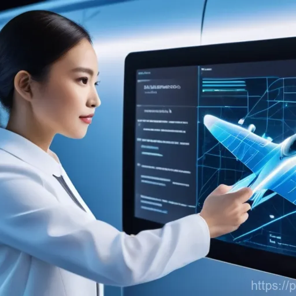 항공우주용 인공지능 시스템 - **Prompt 1: AI-Driven Aircraft Design Collaboration**
    "A bright, futuristic aerospace design lab...